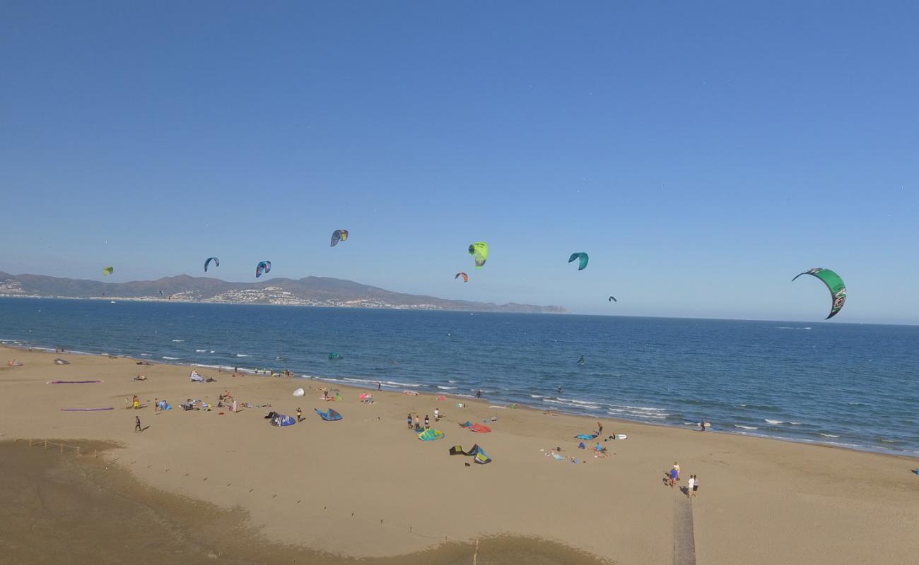 Platja de Can Martinet'in fotoğrafı i̇nce bej kum yüzey ile