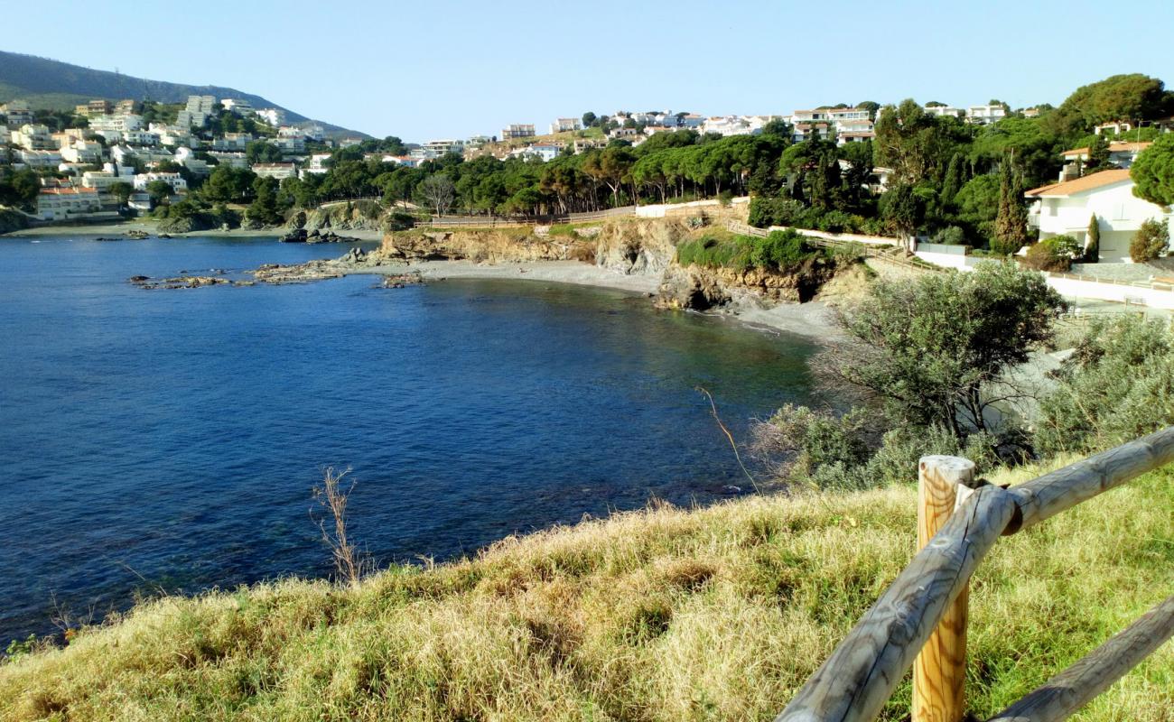 Platja d'en Robert'in fotoğrafı gri çakıl taşı yüzey ile