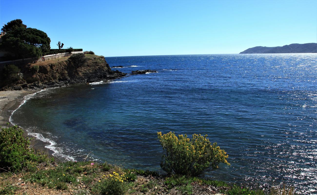 Platja El Morer'in fotoğrafı küçük gri çakıllar yüzey ile