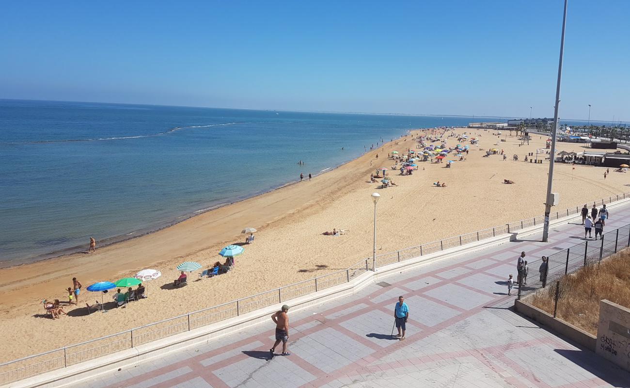 Playa Cruz del Mar'in fotoğrafı açık bej kum yüzey ile