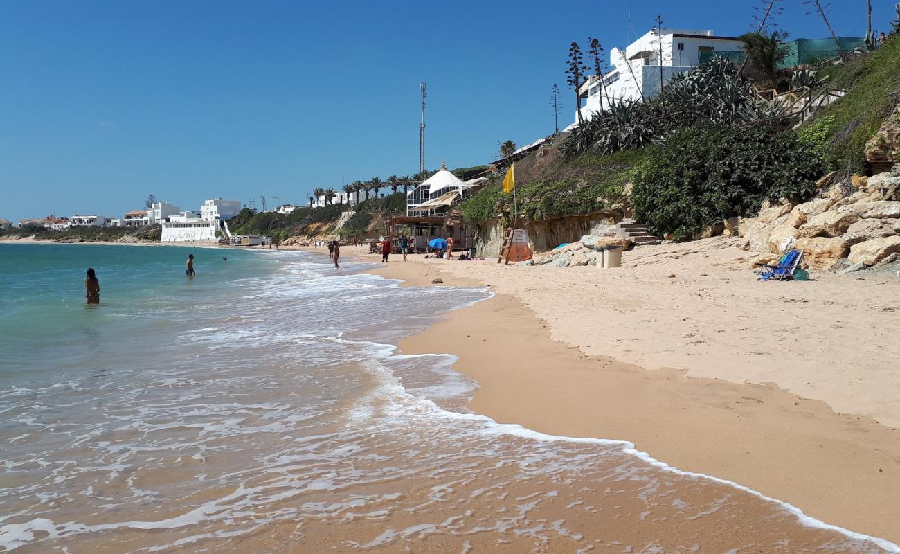Playa de Guadalupe'in fotoğrafı i̇nce bej kum yüzey ile