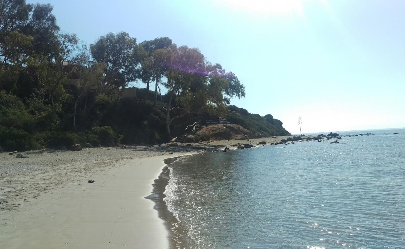 Playa Limite Cadiz, Malaga'in fotoğrafı gri kum yüzey ile