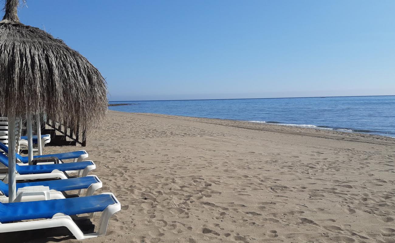 Torre Ancon beach'in fotoğrafı gri kum yüzey ile