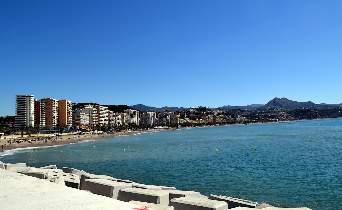 Malagueta Plajı'in fotoğrafı gri kum yüzey ile