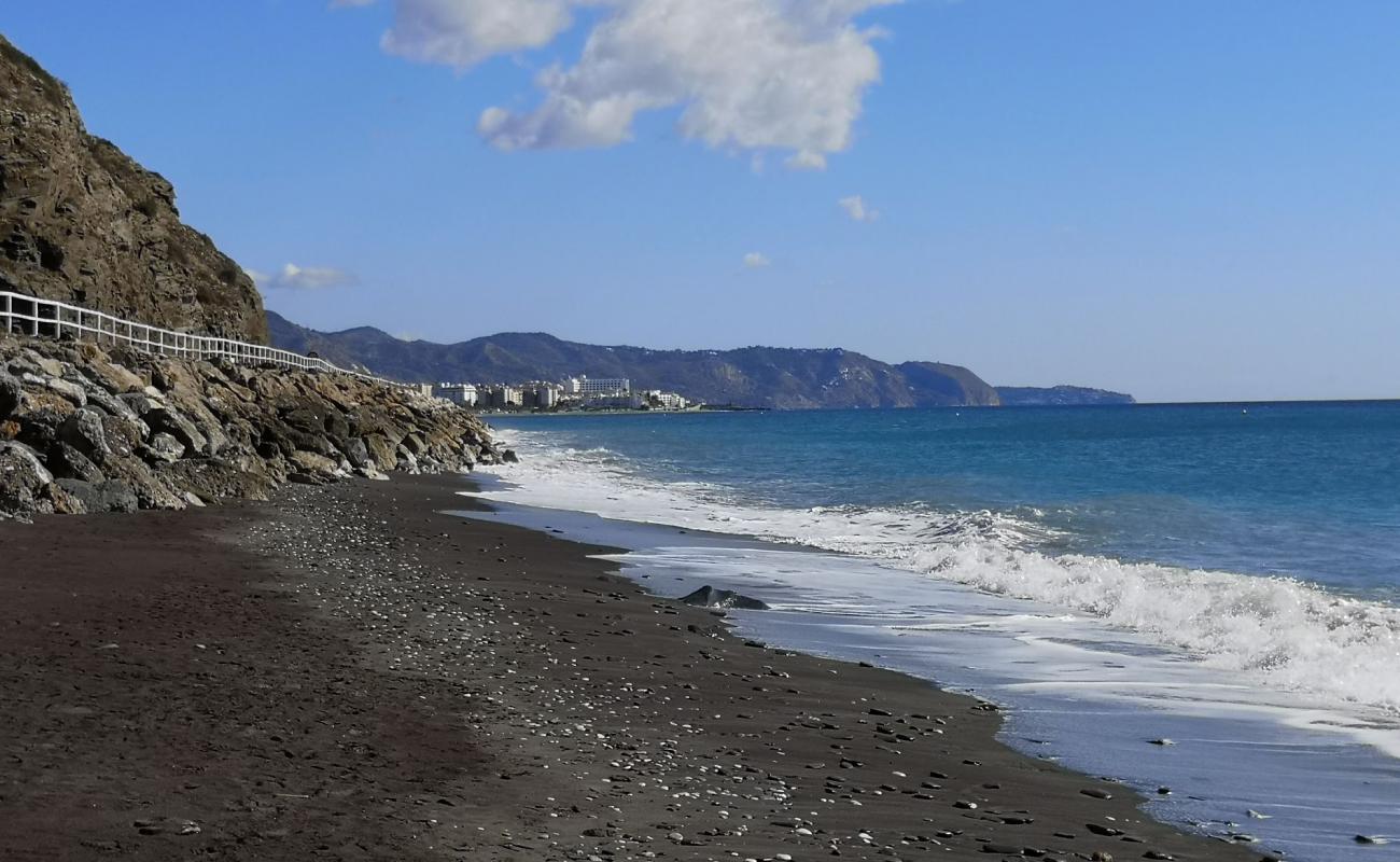 Playa Calaceite'in fotoğrafı gri kum yüzey ile