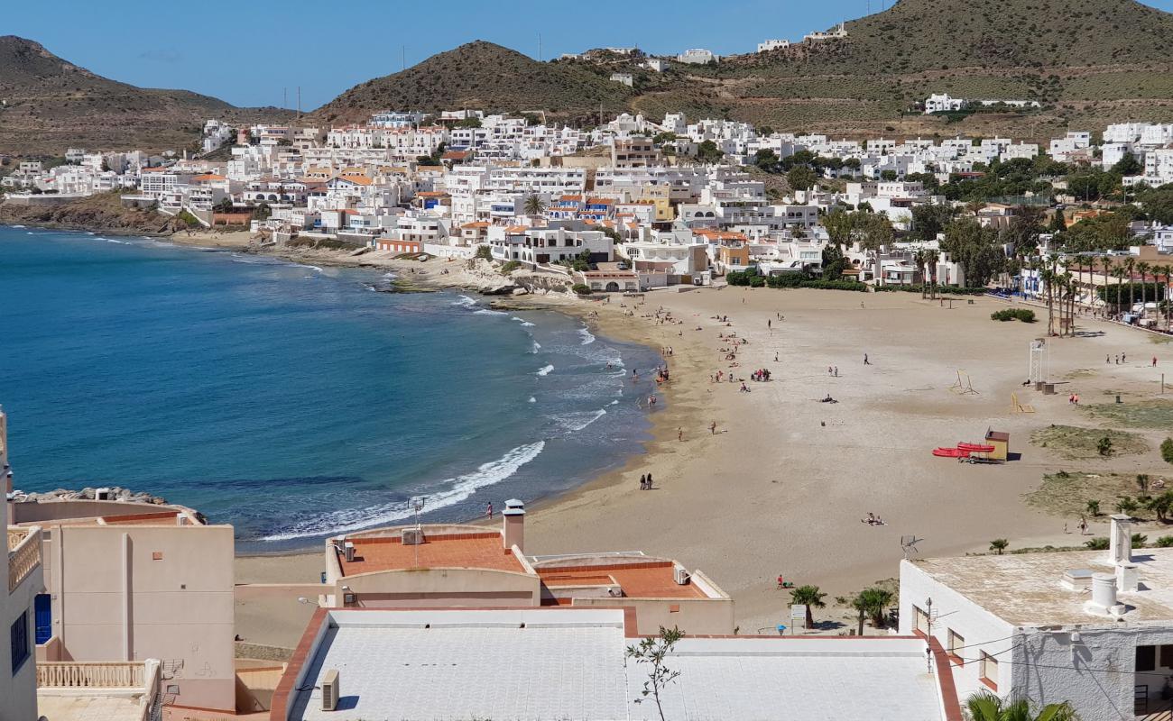 Playa de San Jose'in fotoğrafı kahverengi kum yüzey ile