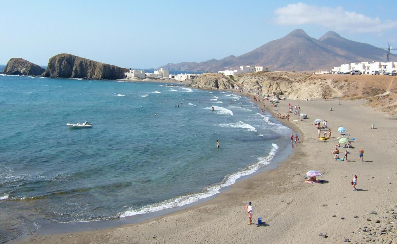 Playa del Penon Blanco'in fotoğrafı gri kum yüzey ile