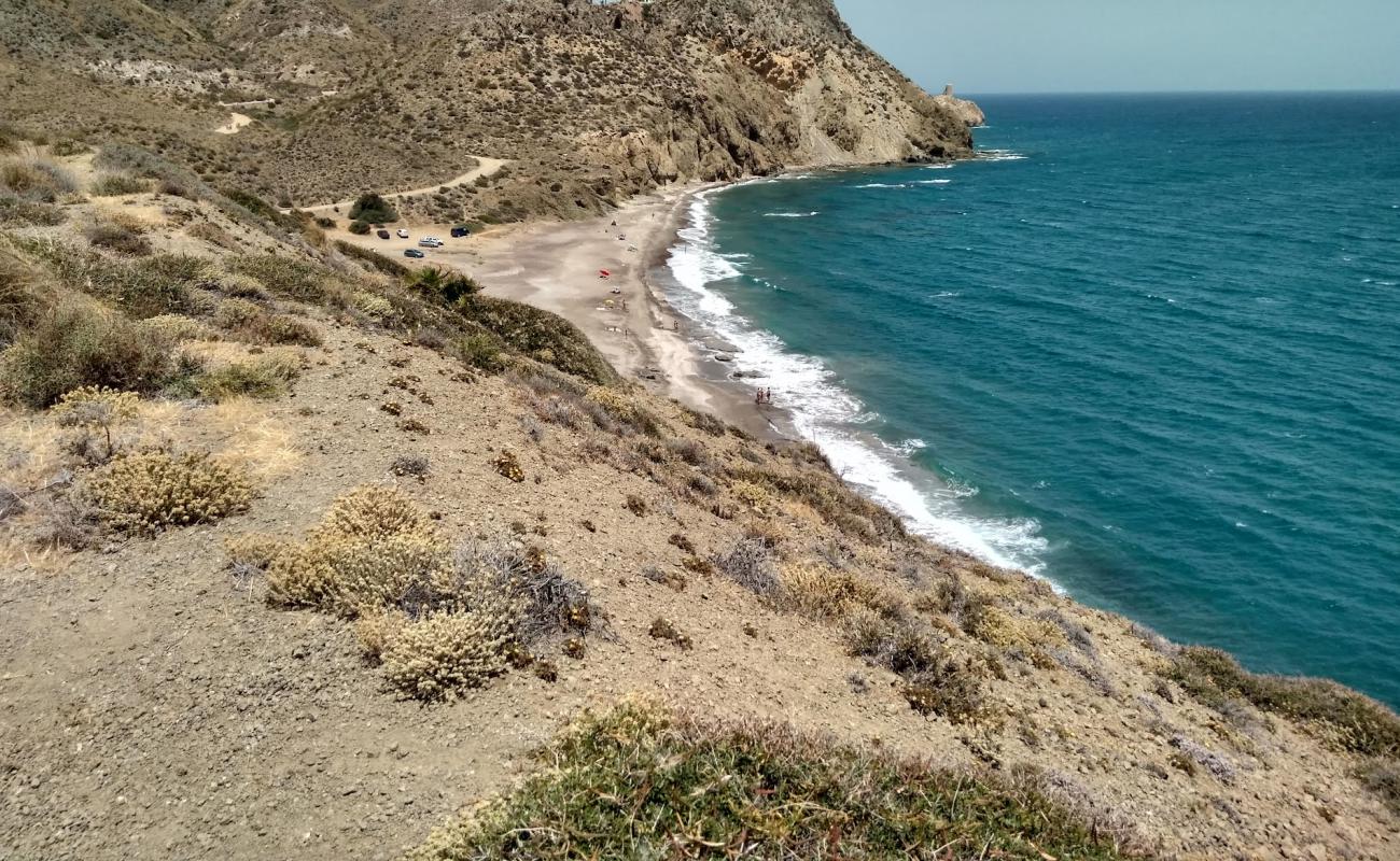 Bordenares beach'in fotoğrafı kahverengi kum yüzey ile