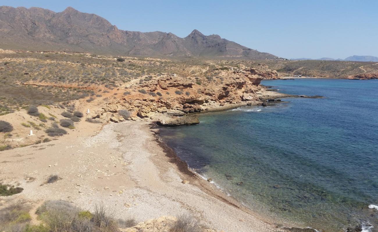 Cala del Barranco Ancho'in fotoğrafı taşlı kum yüzey ile