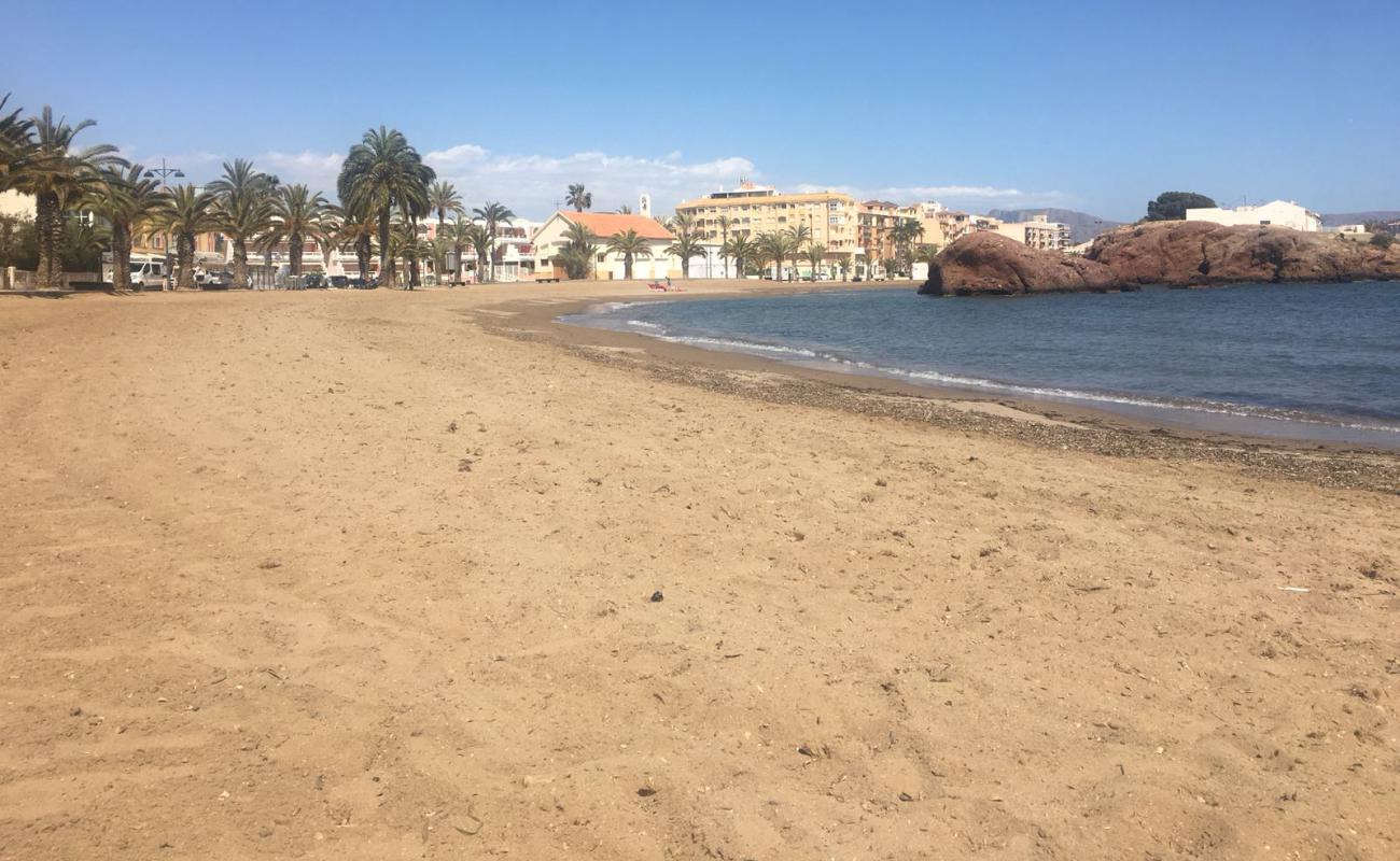 Playa de la Ermita'in fotoğrafı kahverengi kum yüzey ile