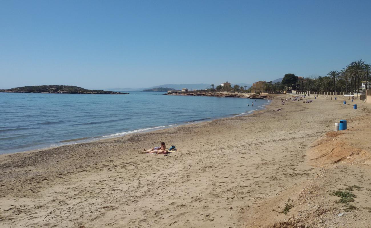 Playa del Pueblo'in fotoğrafı gri kum ve çakıl yüzey ile