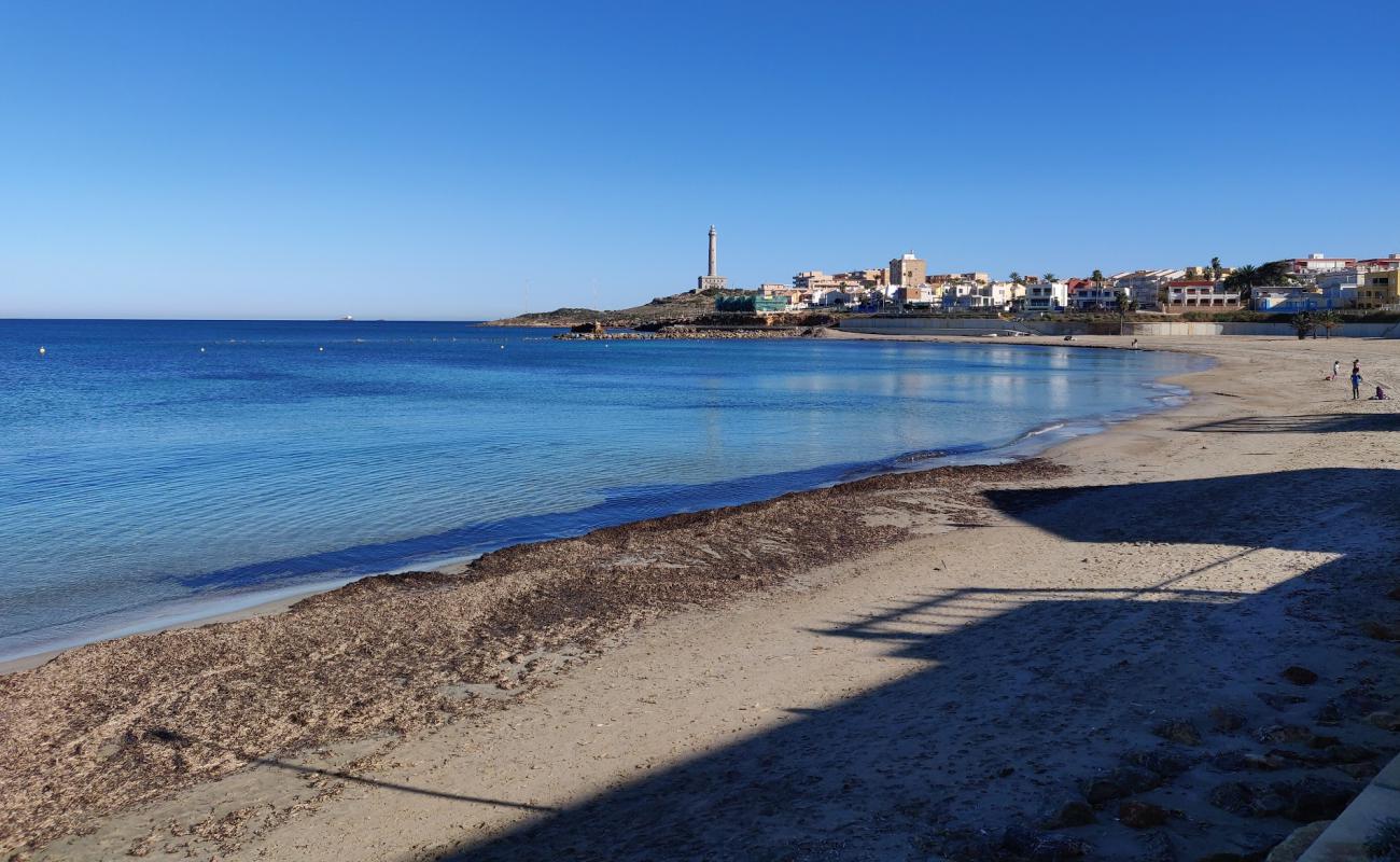 Playa de Levante'in fotoğrafı gri kum yüzey ile