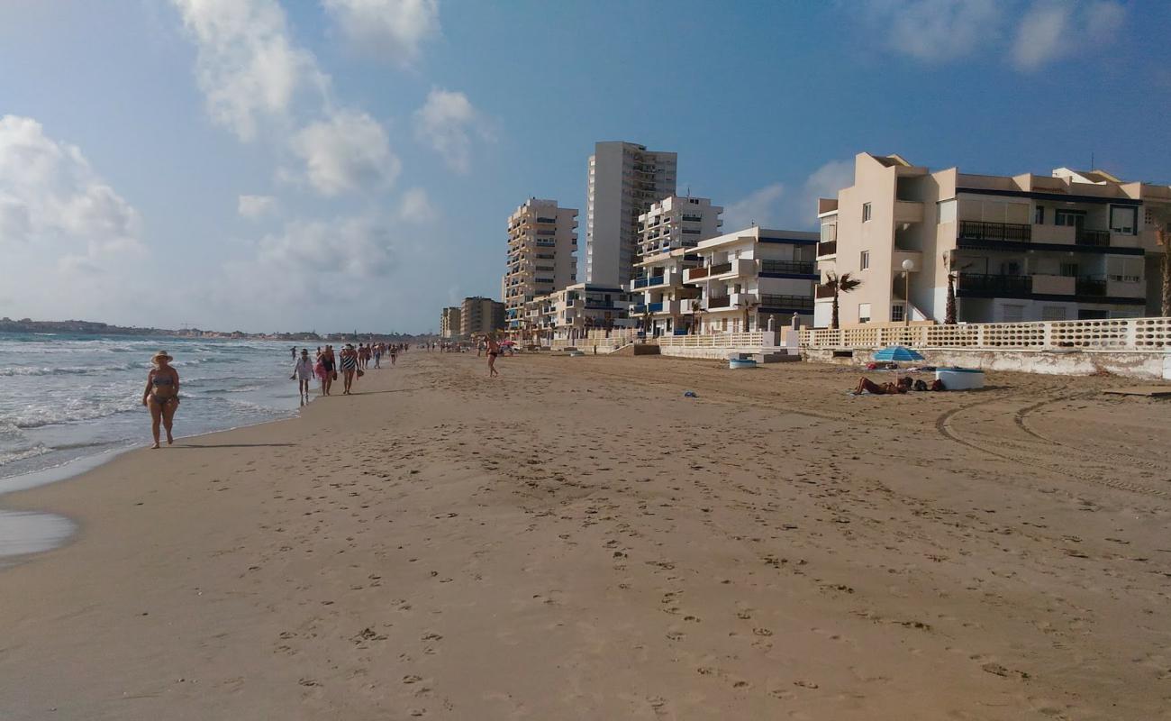 La Manga beach'in fotoğrafı parlak kum yüzey ile