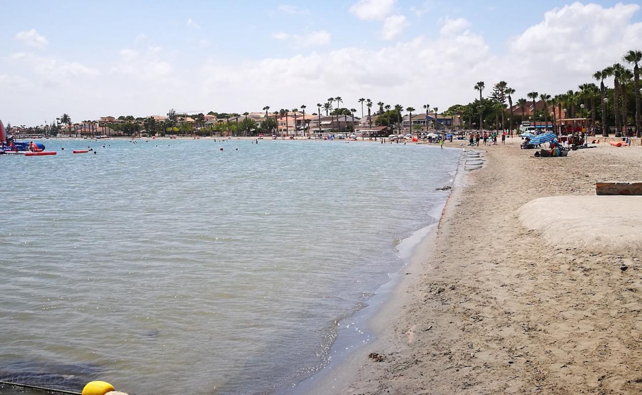 Playa de Los Narejos 2'in fotoğrafı gri kum yüzey ile