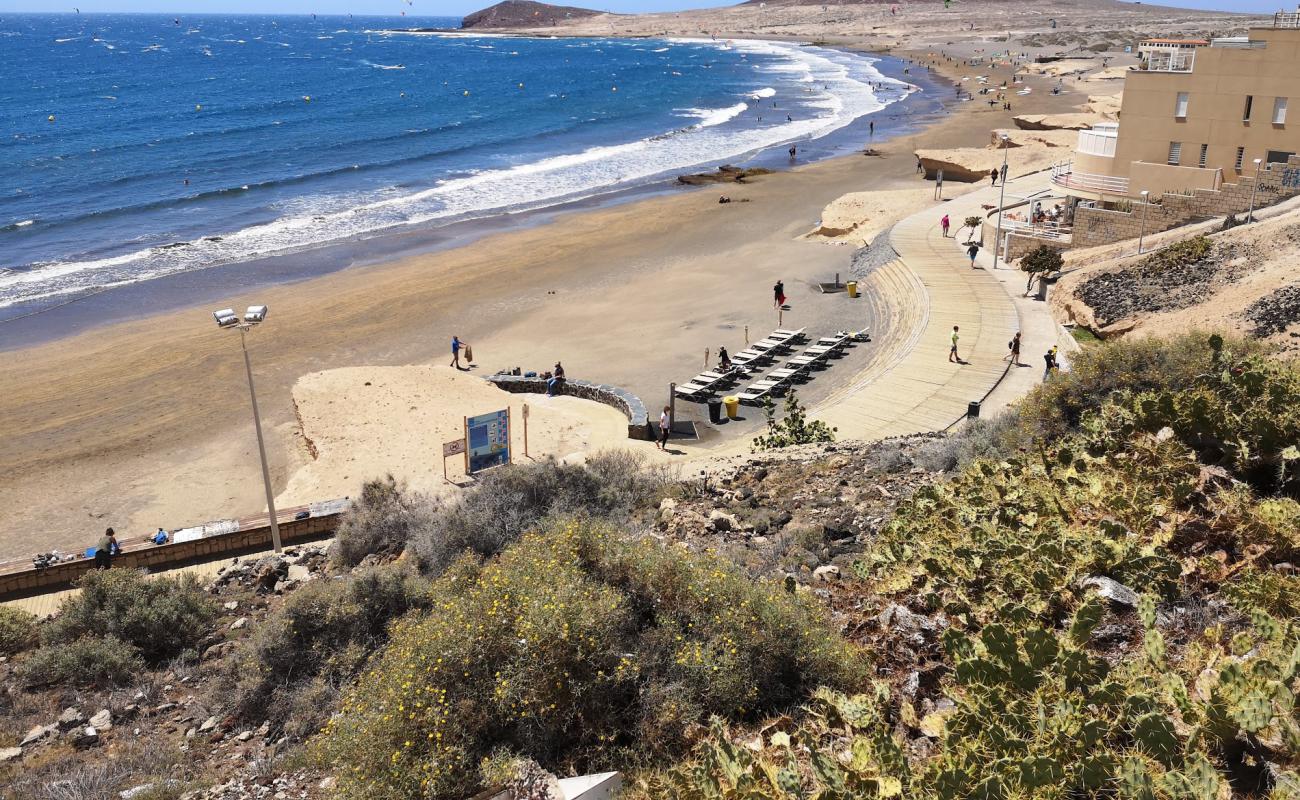 Playa el medano II'in fotoğrafı kahverengi kum yüzey ile