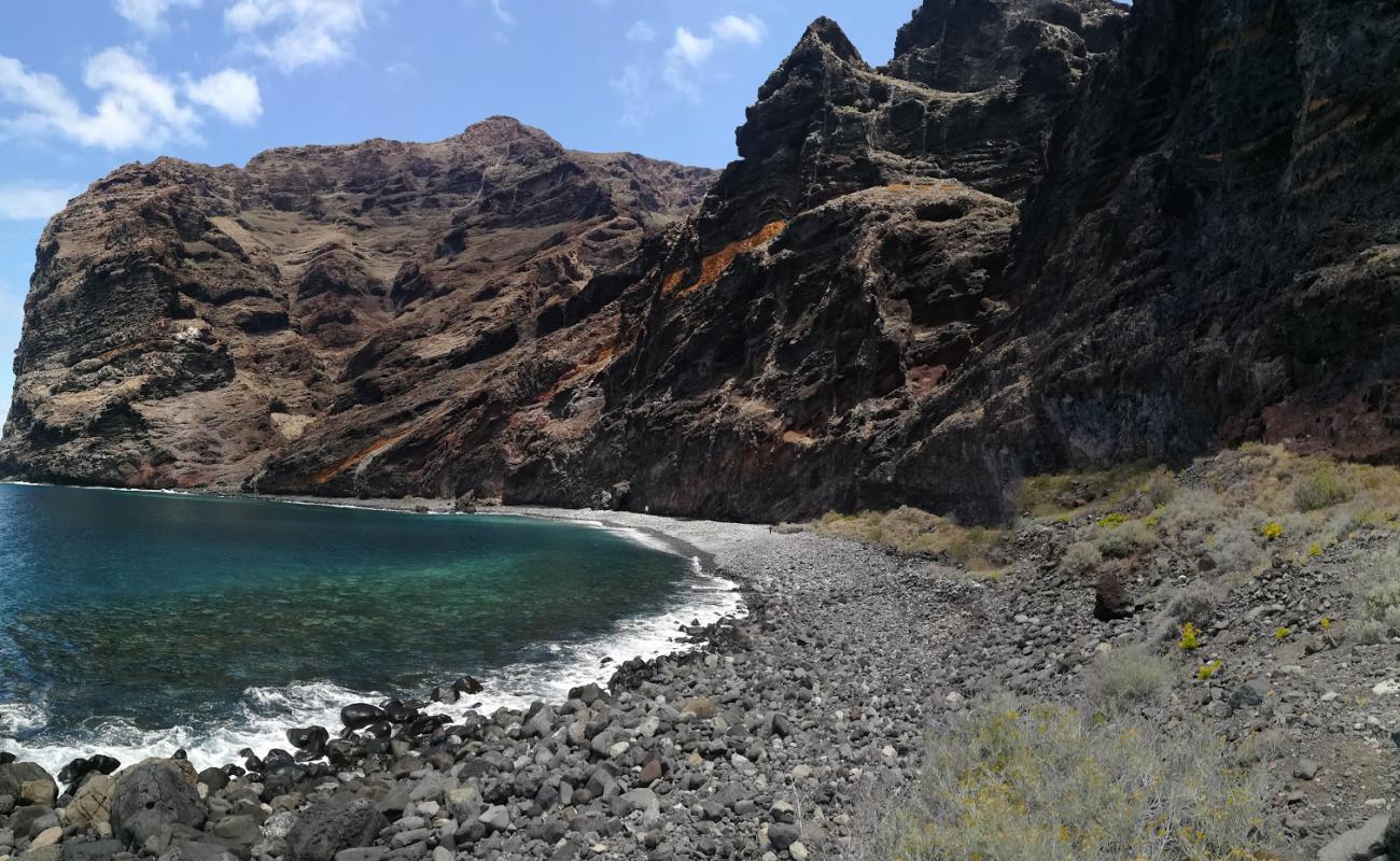 Playa de Barranco Seco'in fotoğrafı taşlar yüzey ile