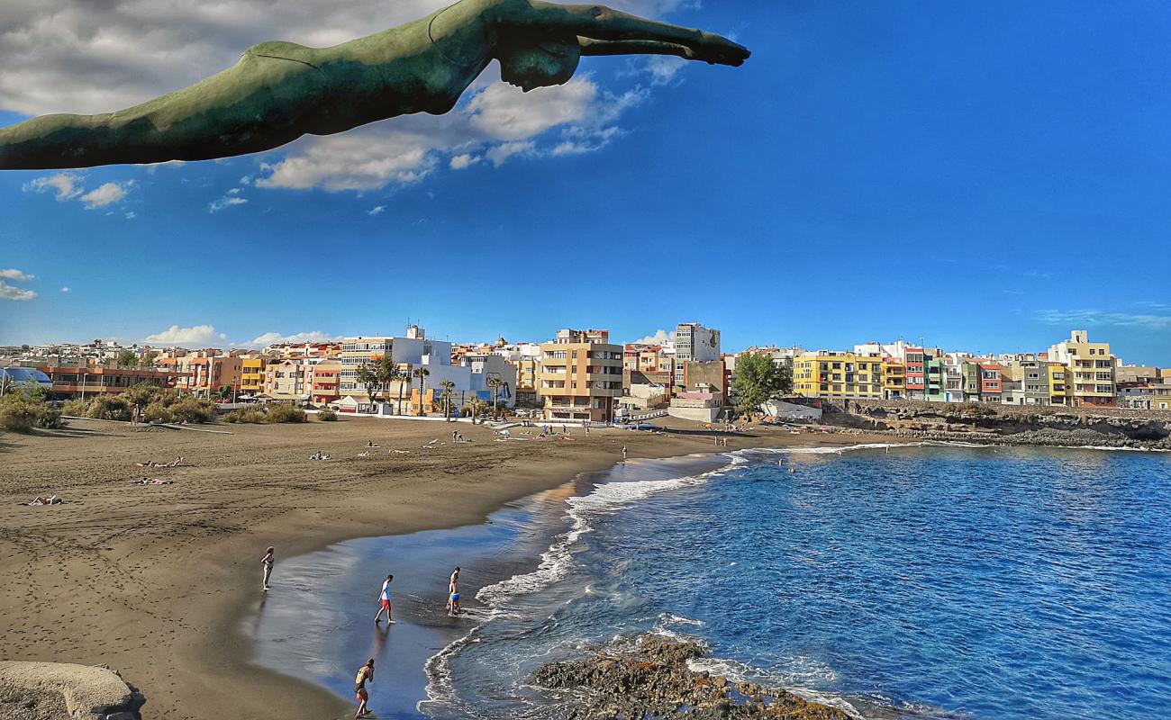 Playa La Garita'in fotoğrafı kahverengi kum yüzey ile