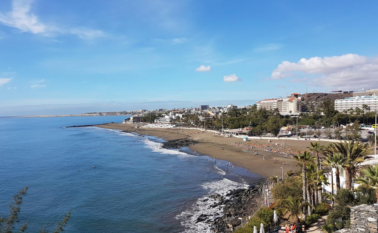 Playa de San Agustin'in fotoğrafı i̇nce bej kum yüzey ile