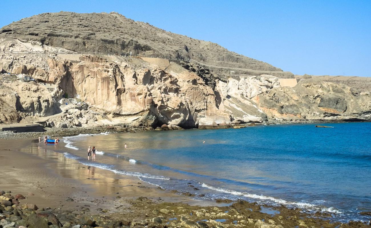 Playa Santa Agueda'in fotoğrafı açık bej kum yüzey ile