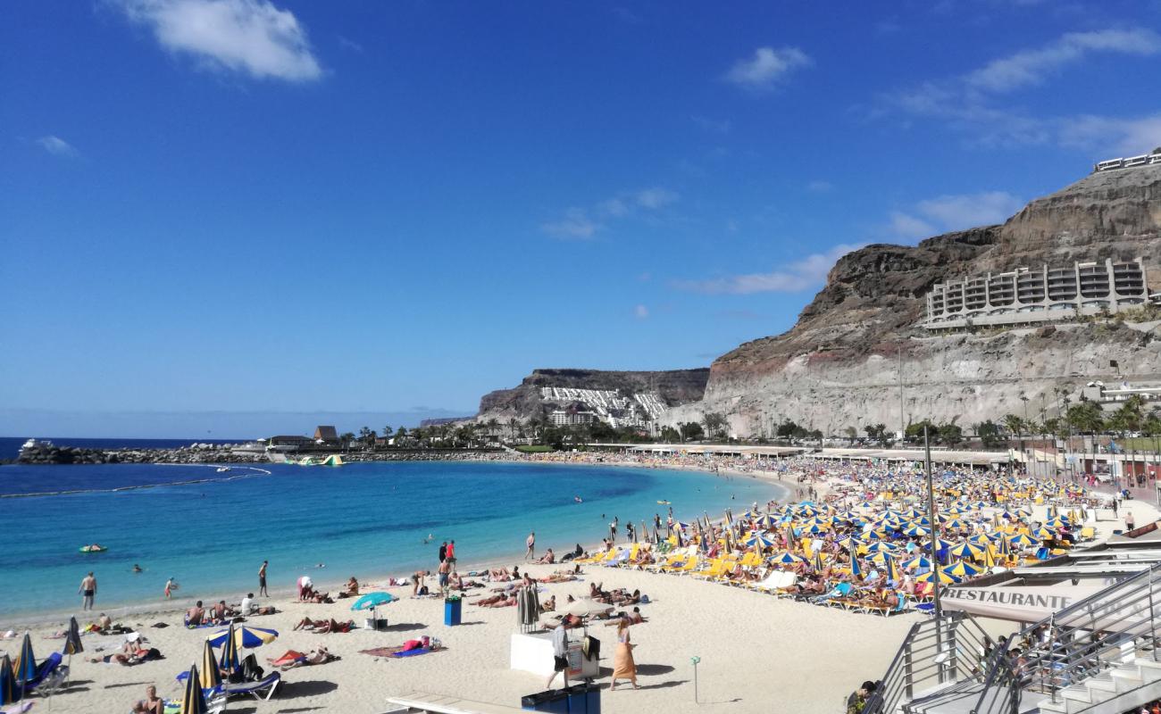 Puerto Rico Plajı'in fotoğrafı i̇nce bej kum yüzey ile