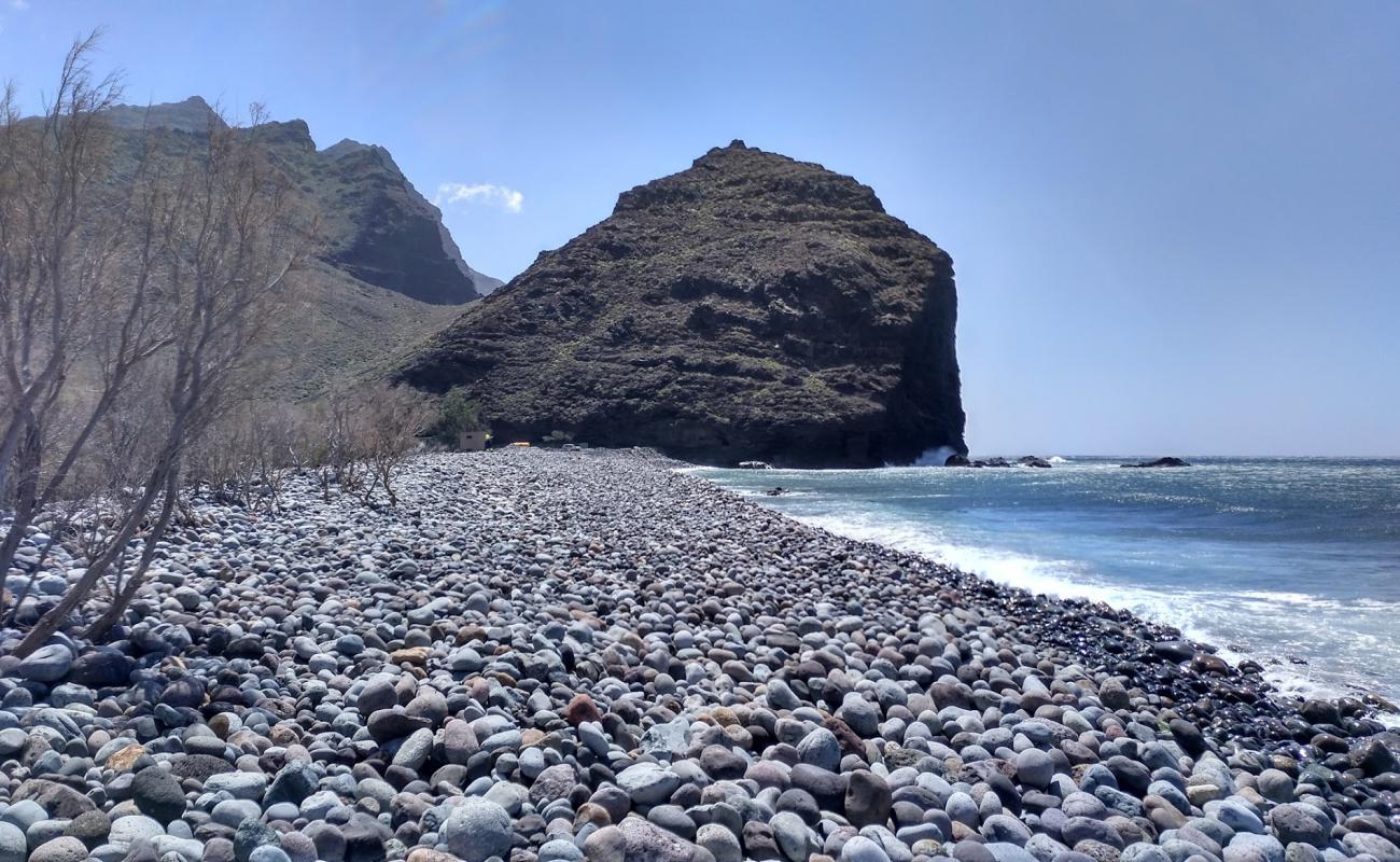Playa de La Aldea'in fotoğrafı kayalık arazi yüzey ile