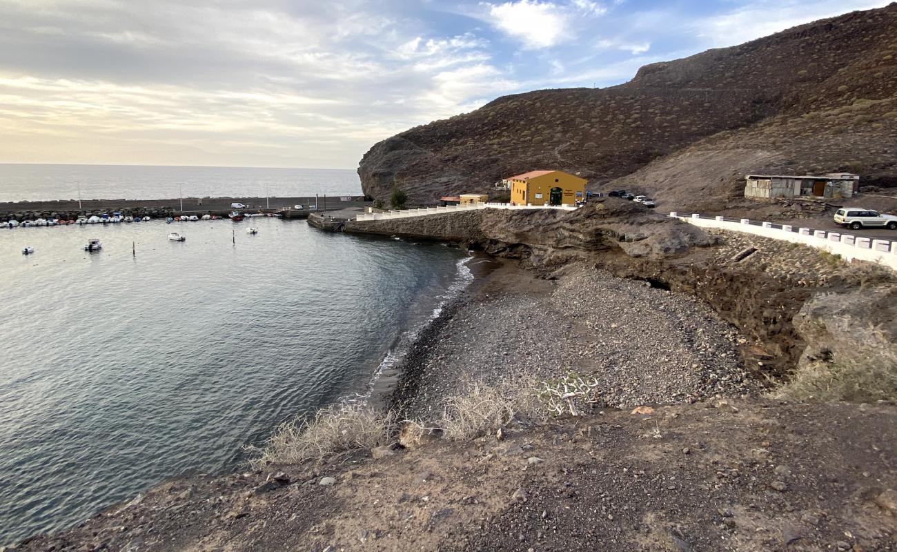 Playa de La Aldea II'in fotoğrafı taşlı kum yüzey ile