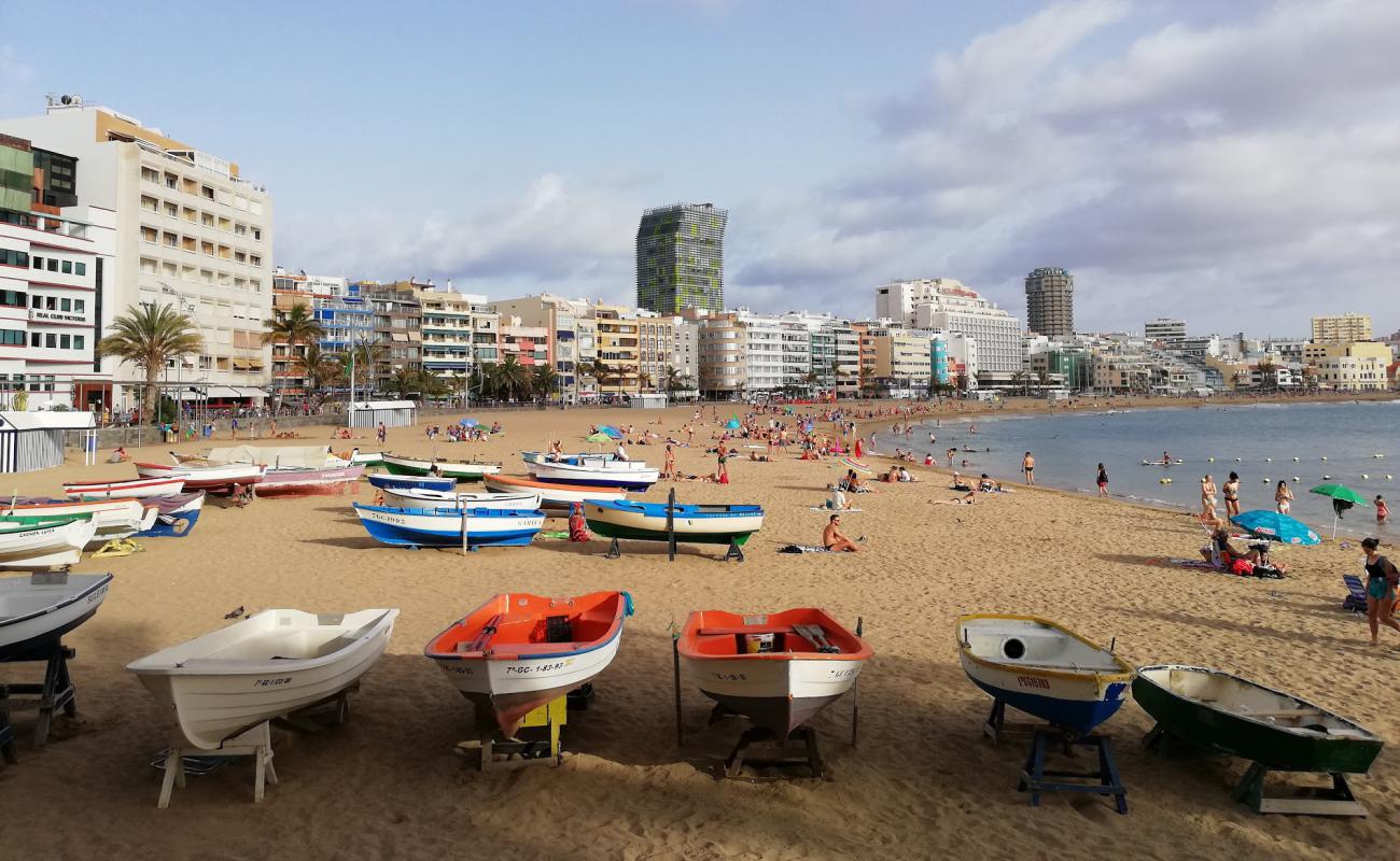 Las Canteras Plajı II'in fotoğrafı i̇nce bej kum yüzey ile