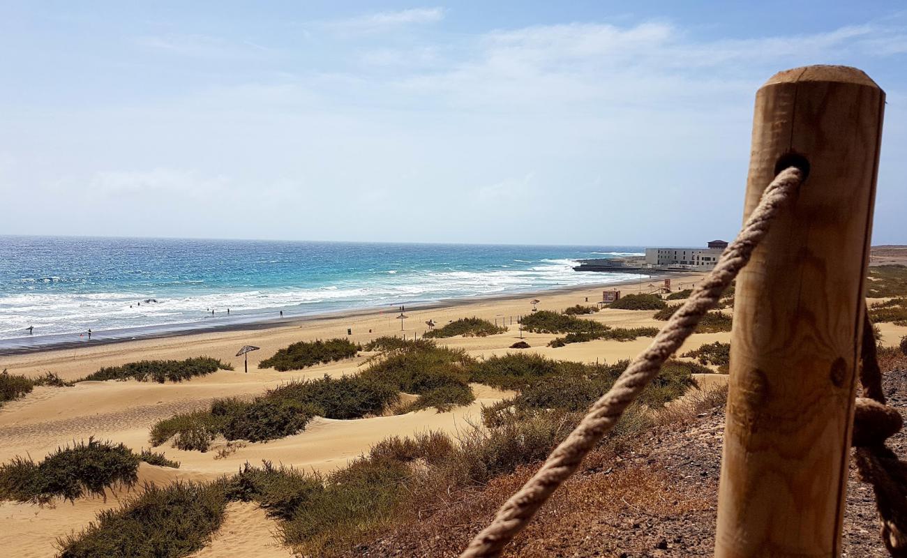 Playa Blanca'in fotoğrafı i̇nce bej kum yüzey ile