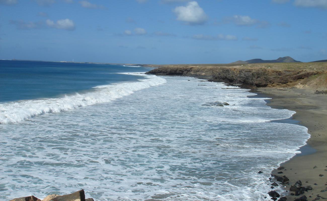 Playa en Jandia'in fotoğrafı parlak kum yüzey ile