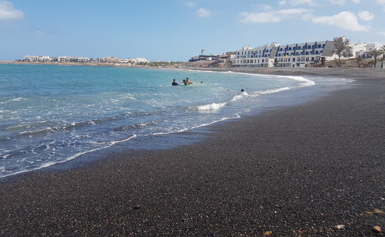 Playa Las Lajas'in fotoğrafı gri kum ve çakıllar yüzey ile