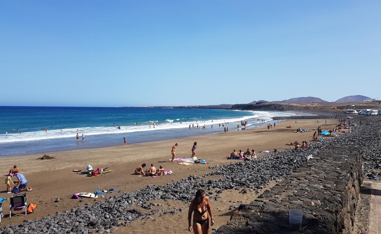 Playa de la Garita'in fotoğrafı açık bej kum yüzey ile