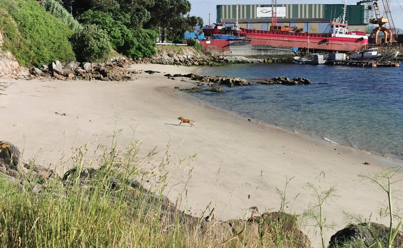 Praia do Cocho'in fotoğrafı beyaz kum yüzey ile