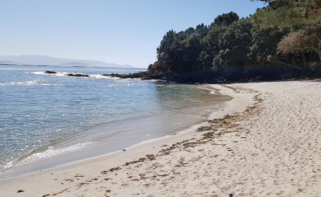 Praia das Moscas'in fotoğrafı beyaz kum yüzey ile