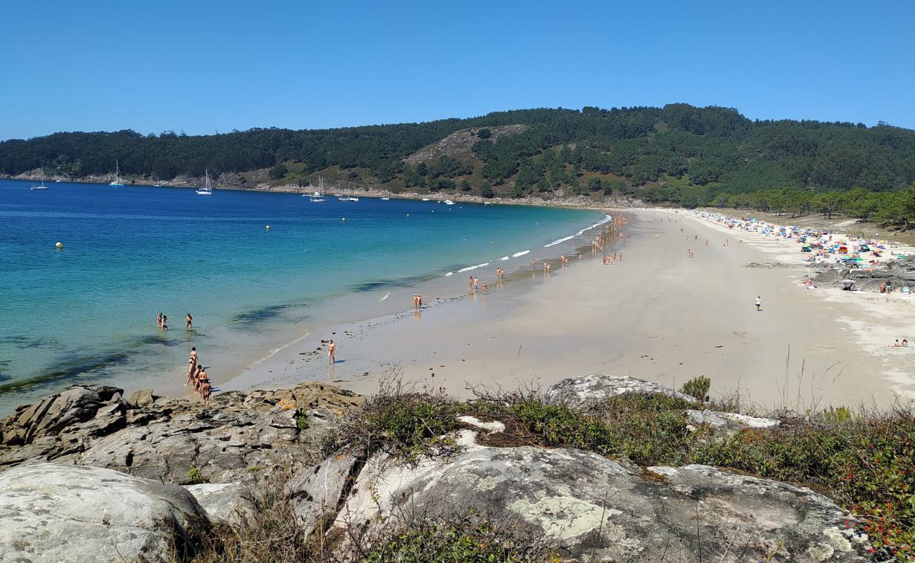 Praia de Barra'in fotoğrafı parlak ince kum yüzey ile