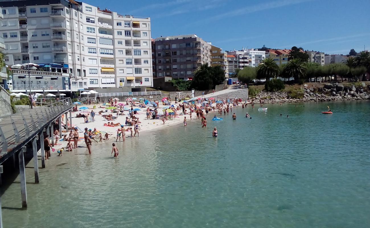 Playa da Panadeira'in fotoğrafı parlak ince kum yüzey ile