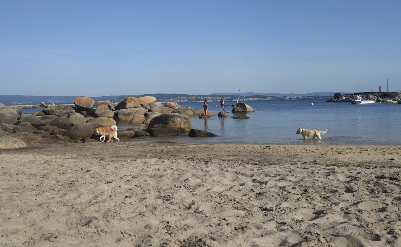 Dog beach O Espino'in fotoğrafı parlak kum yüzey ile