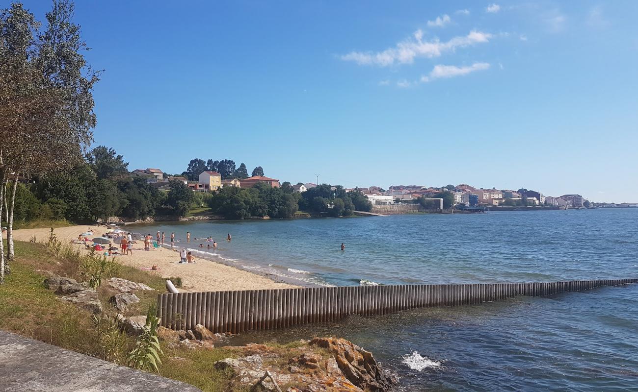 The Pazo beach'in fotoğrafı parlak kum yüzey ile