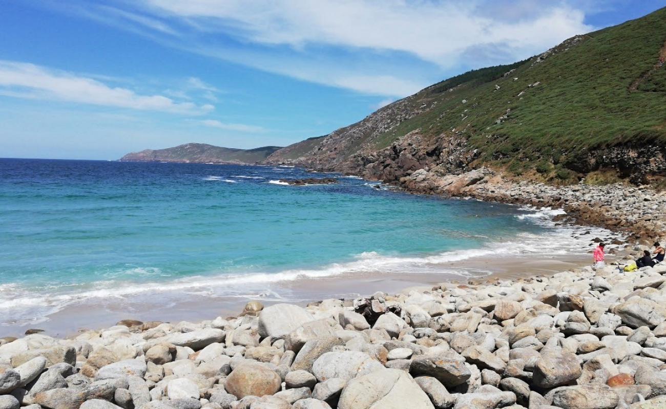 Praia de Moreira'in fotoğrafı kayalık arazi yüzey ile