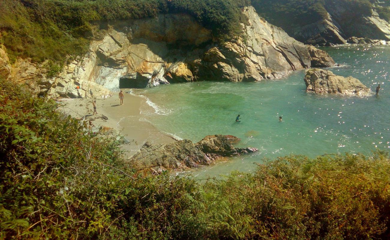 Praia de Rocas Brancas'in fotoğrafı açık bej kum yüzey ile