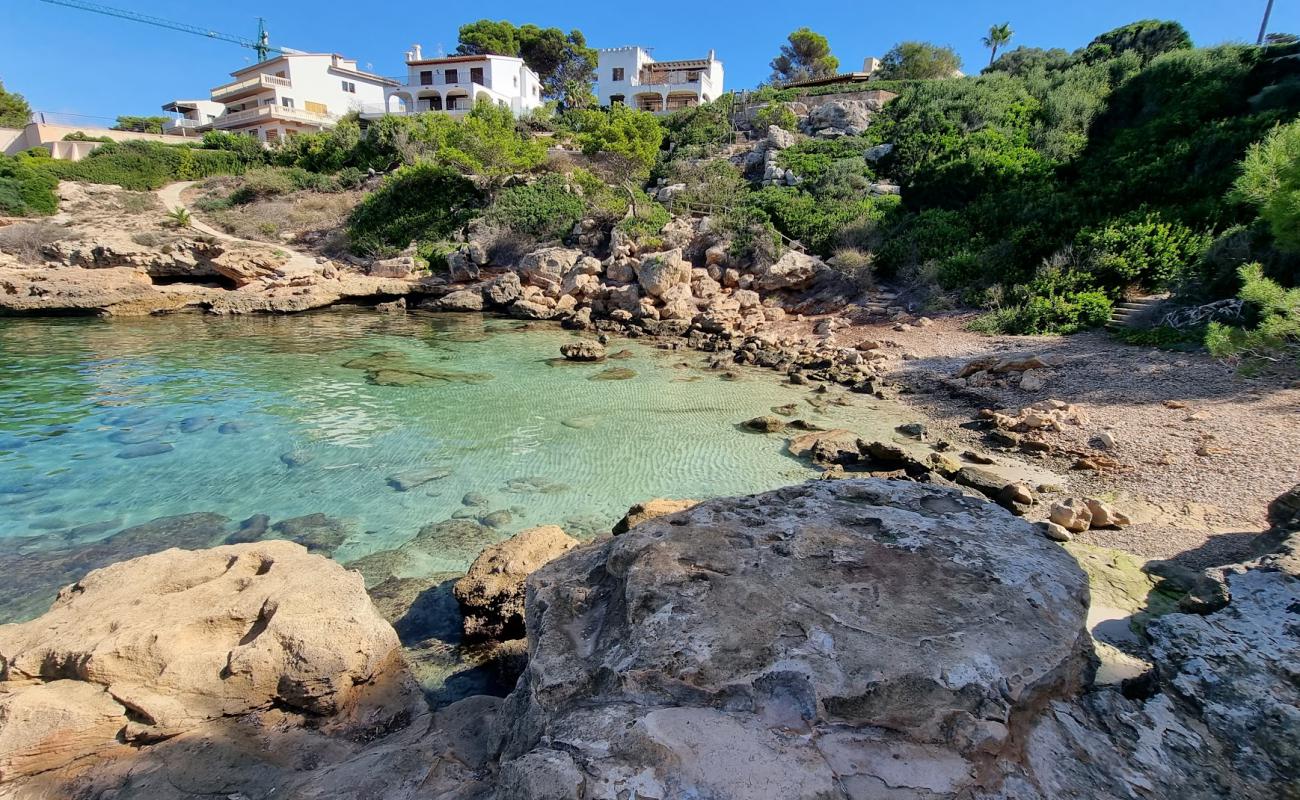 Platja Calo de ses Lleonardes'in fotoğrafı kayalık arazi yüzey ile