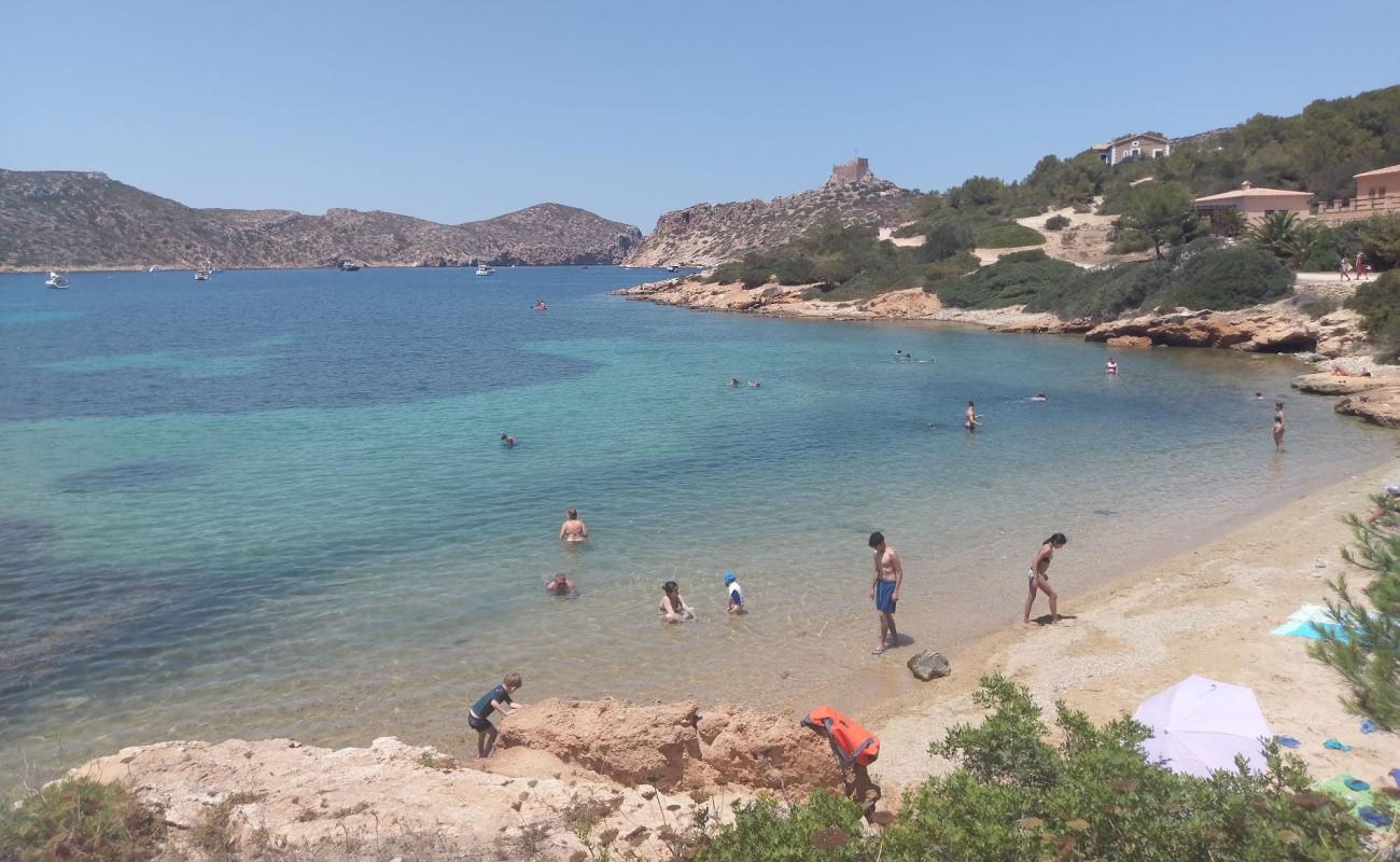 Playa Sa Plageta'in fotoğrafı açık bej kum yüzey ile
