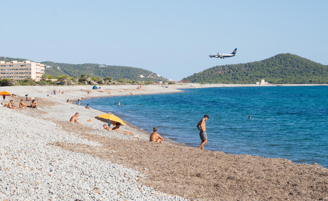 Platja des Codolar'in fotoğrafı hafif çakıl yüzey ile