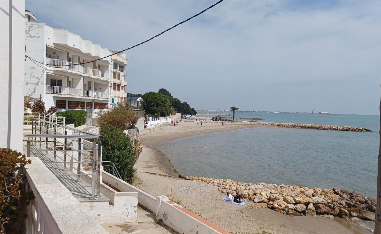 Platja del Suizo'in fotoğrafı açık bej kum yüzey ile