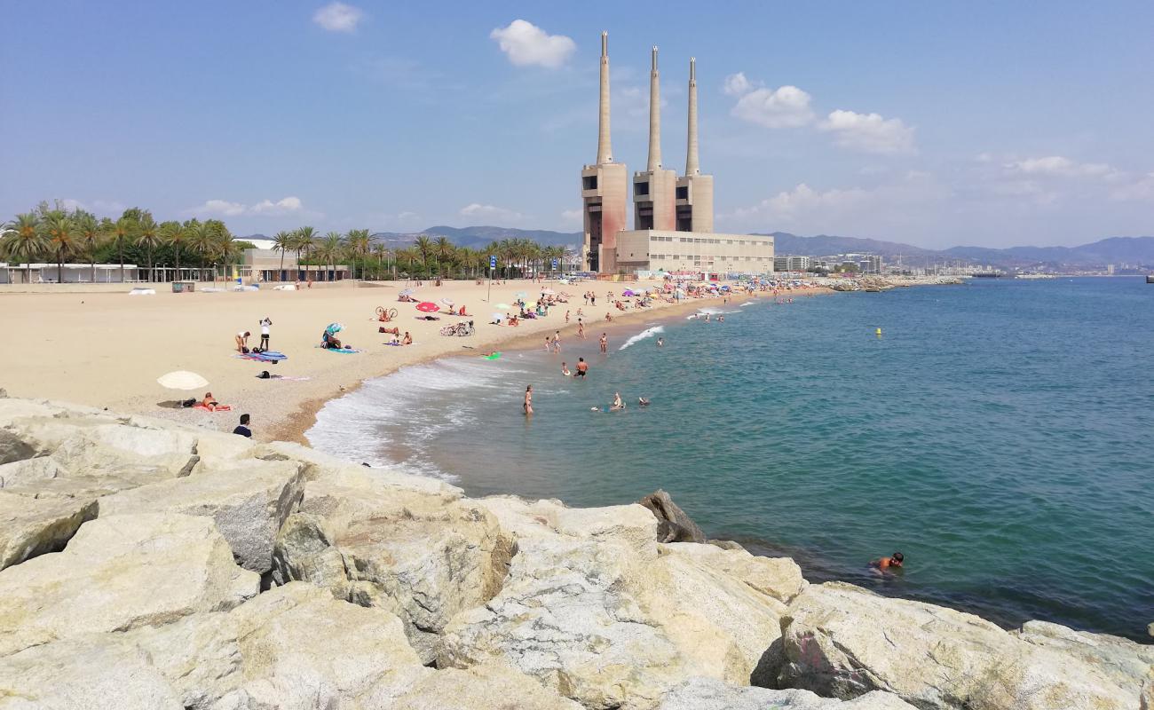 Platja del Litoral'in fotoğrafı açık bej kum yüzey ile