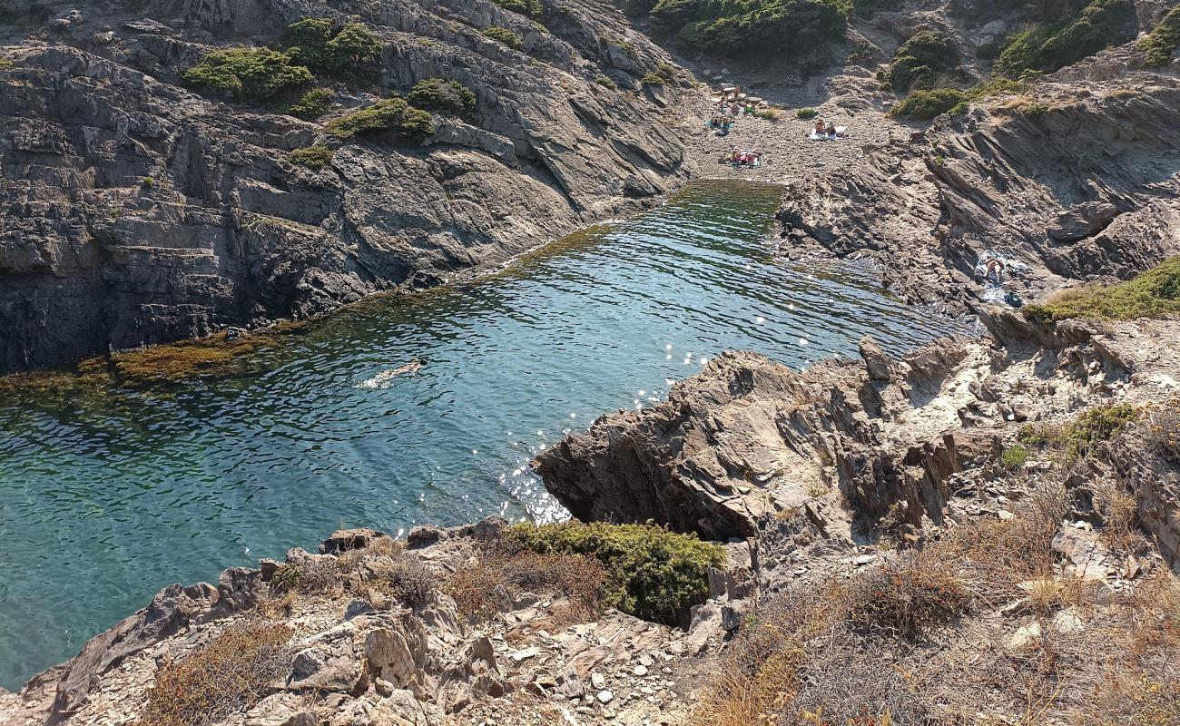 Cala Fredosa'in fotoğrafı gri çakıl taşı yüzey ile