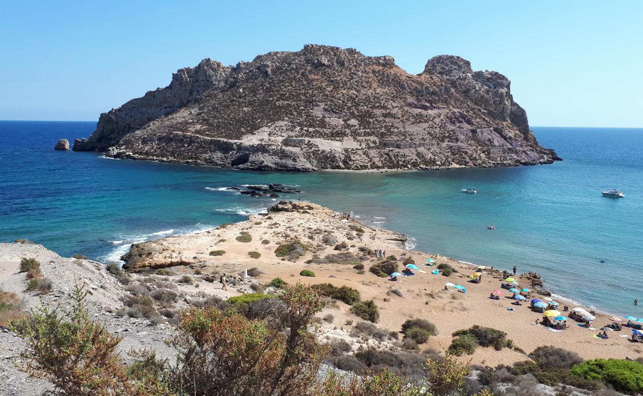 La Playa Amarilla'in fotoğrafı açık bej kum yüzey ile