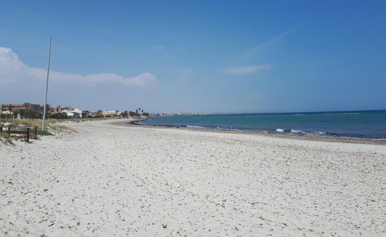 Playa de El Mojon'in fotoğrafı gri kum yüzey ile