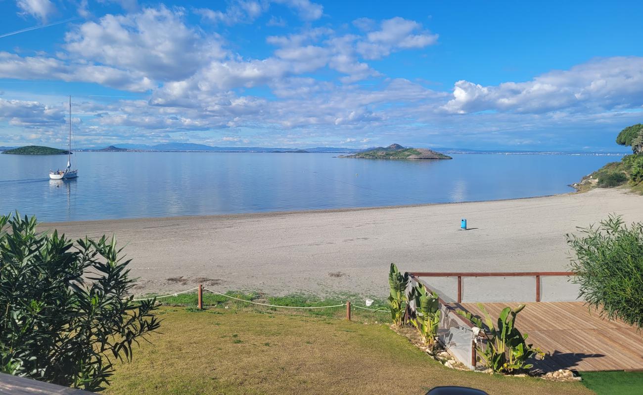 Playa del Ciervo'in fotoğrafı gri kum yüzey ile