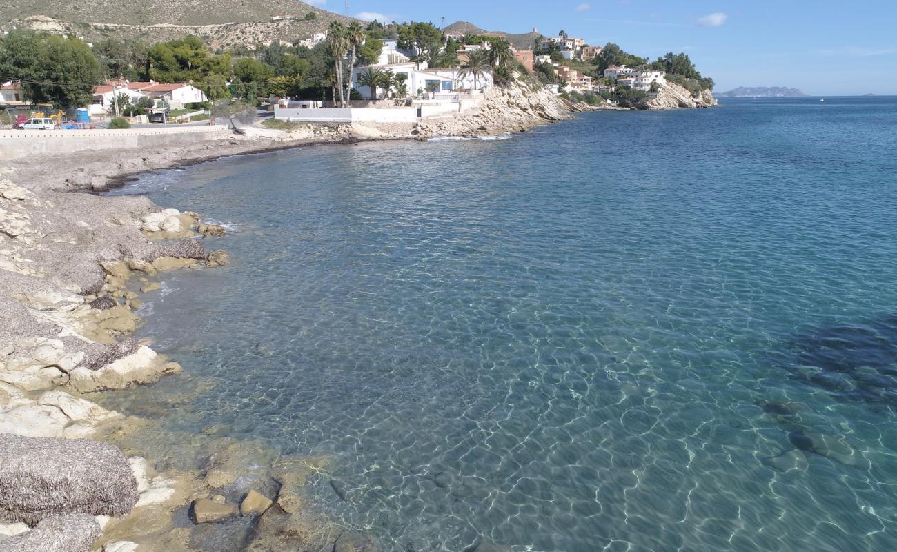 Cala Piteres'in fotoğrafı taşlar yüzey ile