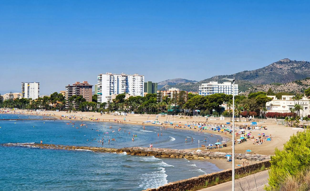 Platja Voramar'in fotoğrafı parlak kum yüzey ile